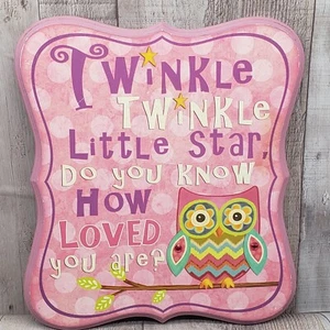 Baby Mädchen Wandrelief Twinkle Twinkle Little Star Do You Know How Loved You Are - Bild 1 von 9