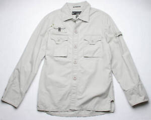 Hause of Howe The Bust Long Sleeve Woven Shirt (M) Khaki Submission