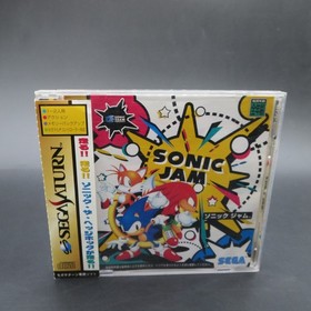 Sonic Jam Sega Saturn with Spine Card Inserts and Manual Japanese Version