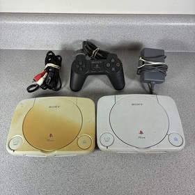 Sony Playstation PSone PS1 Lot Parts Repair SCPH-101 Retro Slim ControllerBundle