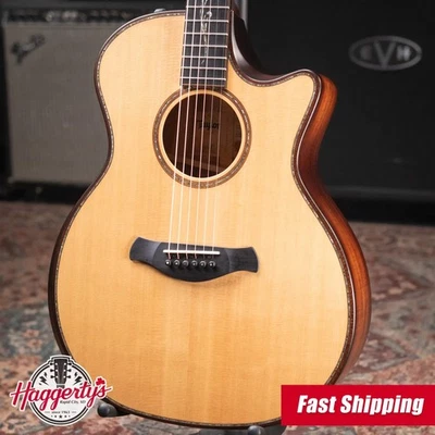 Taylor Builder's Edition K14ce Acoustic-Electric Guitar - Natural with Hardshell - Image 1 of 4