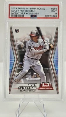2023 Adley Rutschman Topps International Trading Card Day [PSA 9] Exclusive 🔥 - Image 1 of 2