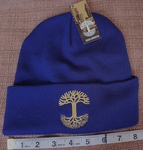 NEW NWT Oaklandish Classic Logo Knit Beanie Blue the town gs warriors cap hat - Picture 1 of 1