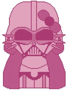 CROSS STITCH+ CRAFT PATTERN Hello Kitty Star Wars Darth Vader Pink Storm Trooper - Picture 1 of 19