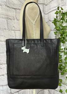 👜RADLEY Ladies Medium Finest Leather Totes/Shoulder Bag, Black 👜 - Picture 1 of 9