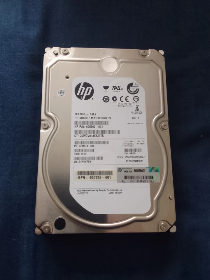 1TB 3.5' 'SATA HDD  Hard Drive External Storage - Image 1 of 4