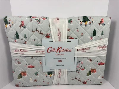 Edredón doble Cath Kidston London día de nieve huevo de pato Winter Town Foto 1 de 4