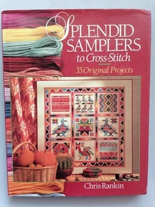 SPLENDID SAMPLERS TO CROSS STITCH, 35 Original Projects - Chris Rankin, 144pg - Picture 1 of 15
