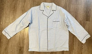 Vintage LL Bean Nightshirt Mens XL Pullover Made USA 80s Pajama Long Sleeve - Picture 1 of 7