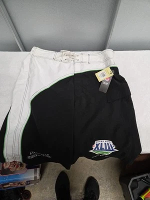 Pittsburgh Steelers NFL Team Apparel Swim Trunks Men's Size Large Super Bowl 43 - Image 1 of 4