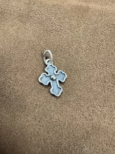 James Avery Retired Budded Cross Charm / Pendant - Picture 1 of 3