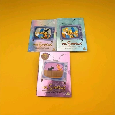 The Simpsons: The Complete First Second & Third Seasons. All In Very Good Condit - Image 1 of 4