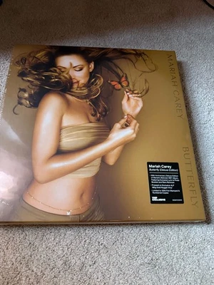 Mariah Carey Butterfly Deluxe Sealed Numbered 4LP Gold Nugget Vinyl Box VMP - Image 1 of 2