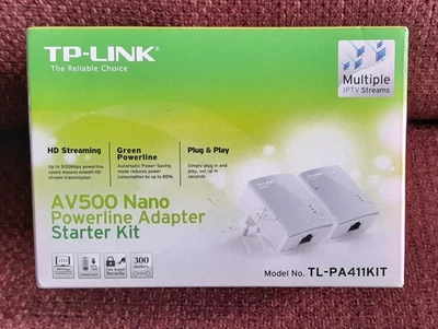 TP-Link Nano Powerline Adapter AV500 - TL-PA411Kitt - 2 Stück - Bild 1 von 4