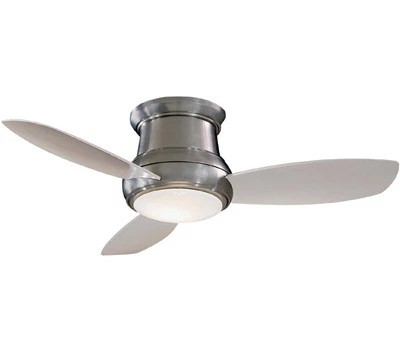 Minka-Aire Concept II 44" Ceiling Fan with LED Light and Remote, Brushed Nickel