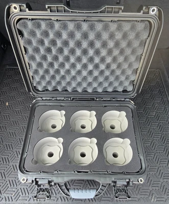 NANUK 918 6-Lens Waterproof Protective Case for Camera Lenses – Carry-On Safe - Image 1 of 4