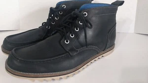 Mark Nason Skechers 68093 Memory Foam Mens Black Leather Boots Shoes Size 11 - Picture 1 of 11