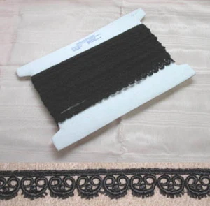 Guipure Black Trim - 13 metres - Picture 1 of 1