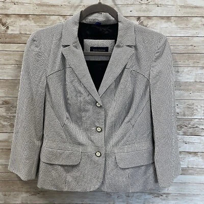 Blazer Chaqueta Corta Piazza Sempione Mujer Talla S 44 Italia Botones Forrados Puntada Foto 1 de 4