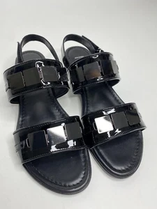 Schwarze Damensandalen Aquatalia by Marvin K. Made in Italy • Größe 9 *NEU - Bild 1 von 11