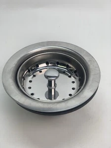 Kohler Brushed Stainless Sink Basket Strainer SKU 7400 - Picture 1 of 6