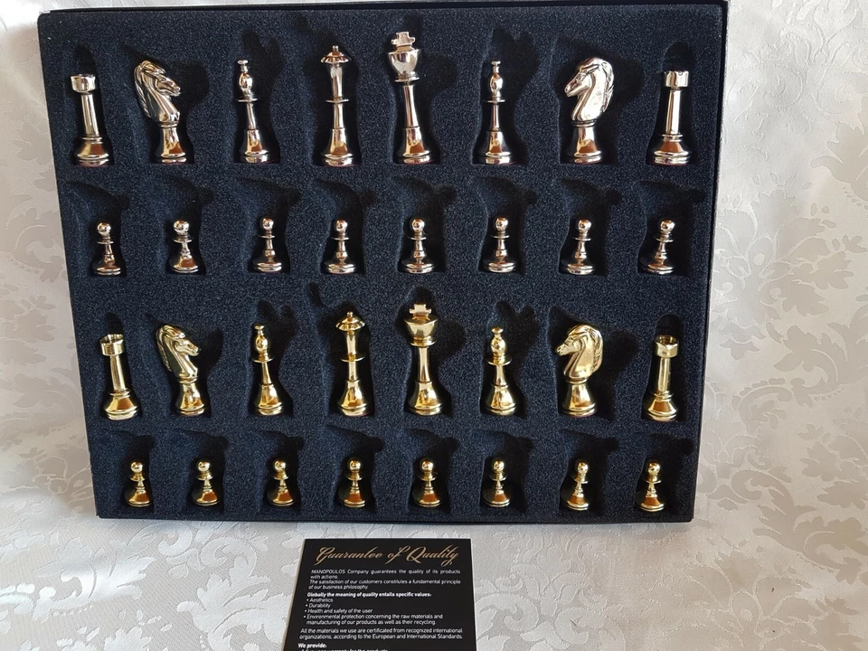 Schachfiguren klassisches Design Spielfiguren Schach Spielsteinen Manopoulos