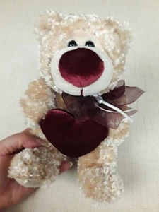 Valentinstag rotes Herz Plüsch Teddybär - Bild 1 von 3