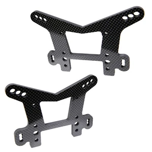 GTB Front Rear 6mm Pure Carbon Fiber Shock Tower for LOSI DBXL 2.0 DBXL-E 2.0 - Picture 1 of 7