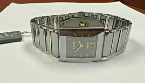 Rado DiaStar Swiss Ceramic Titanium Schwarz Gold Quarz Damenuhr - Bild 1 von 4