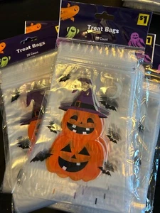 Halloween Themed Treat Bags Assorted Designs 26 Count Lot X 10 2 Styles - Picture 1 of 6