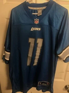 NFL Detroit Lions Marvin Jones Jr #11 Men's Fanatics Pro Line Home Jersey Sz XL - Picture 1 of 9