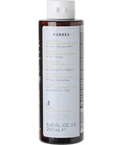 Korres Shampoo With Rice Proteins And Linden Volumising For Thin Fine Hair 250ml - Picture 1 of 3