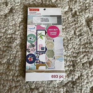 Planificador de libros pegatinas de viaje inteligentes artesanales 693 pegatinas nuevas sin usar - Imagen 1 de 2