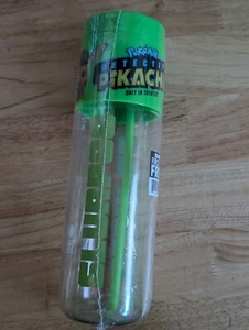 Detective Pikachu Pokemon 7-11 Eleven Slurpee Cup Tumbler W Straw Neon Green - Picture 1 of 4
