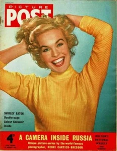 Picture Post Vintage Magazine Shirley Eaton Cover Photo January 1955 - Picture 1 of 1