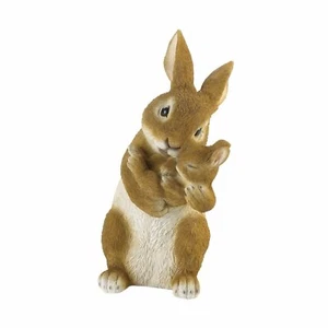 FIGURA DE CONEJO DE MAMÁ Y BEBÉ DECORACIÓN DE JARDÍN DEL HOGAR - Imagen 1 de 4