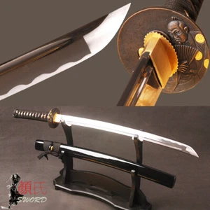 Espada Tang Completa Negra Samurai Wakizashi Japonesa Aguda 1095 Alta Carbono - Imagen 1 de 11