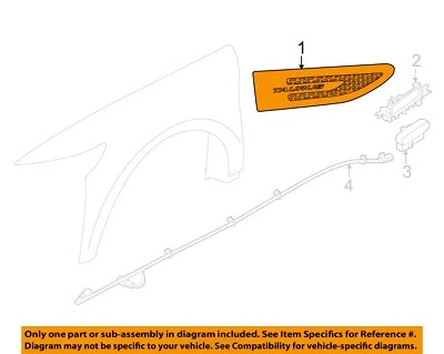 Placa de identificación exterior Ford OEM 13-19 Police Interceptor sedán DG1Z16178D Foto 1 de 2