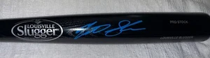 Matt Shaw Cubs Signed Black Louisville Slugger Bat Beckett Witness Hologram * - Picture 1 of 3