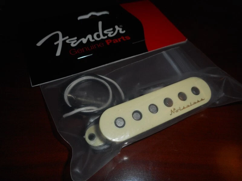 NEW Fender Strat Noiseless Neck/Middle Pickup - AGED WHITE, 005-3352-049 - Image 1 of 1