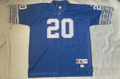 Camiseta Barry Sanders #20 Detroit Lions NFL Gridiron Classics para hombre 2XL - DEFECTOS Foto 1 de 4