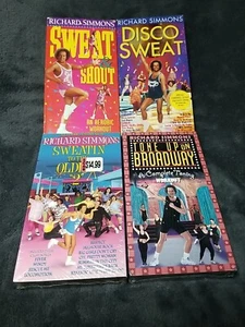 Richard Simmons Sweating To The Oldies 2 Sweat Shout Disco Sweat Tone Up VHS - Picture 1 of 2