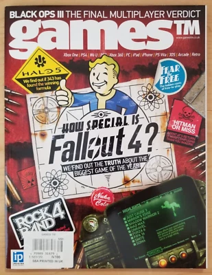 Games TM #166 (UK gaming magazine) Fallout 4, SOMA, Rock Band, Swery interview - Image 1 of 4