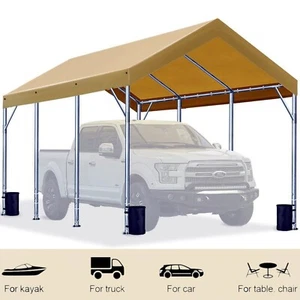 10x20 Carport Canopy Heavy Duty Outdoor Carport Shelter Garage Storage Shed Tent - Picture 1 of 11