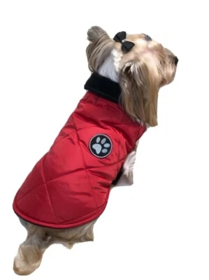 Puppy Paws Puffer Vest ! - Image 1 of 4