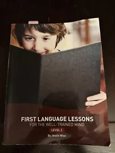 First Language Lessons Well trained Mind Level 2 Instructor's Guide Jessie Wise - Picture 1 of 2