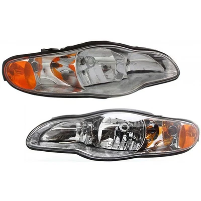 Par de faros laterales de conductor y pasajero para Chevy Monte Carlo 2000-2005 Foto 1 de 4