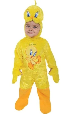 LICENSED LOONEY TUNES TWEETY BIRD INFANT TODDLER COSTUME - Image 1 of 2