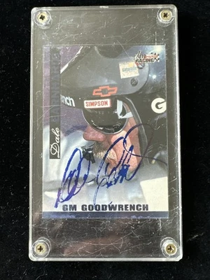 Dale Earnhardt Autographed GM Goodwrench Racing Card - Image 1 of 4