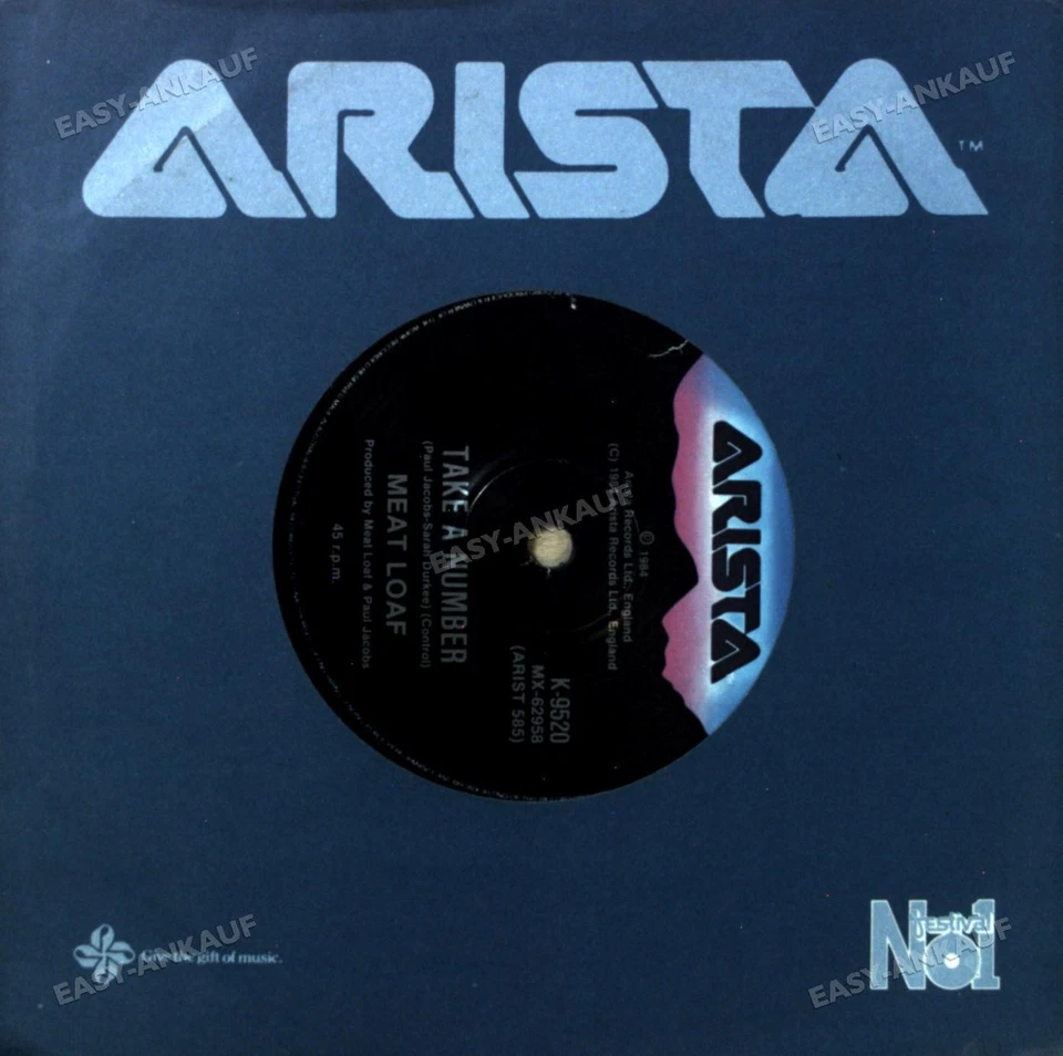 Meat Loaf - Modern Girl 7in 1984 (VG+/VG+) ' - Image 1 of 1